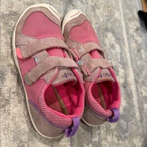 PLAE Pink and Purple Kids Sneakers- size 2 girls